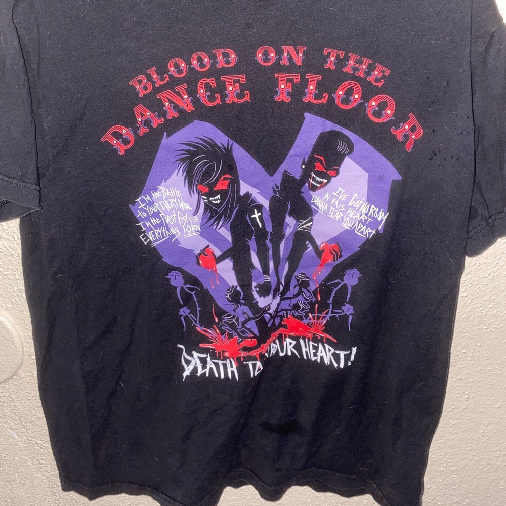 Black BOTDF shirt.